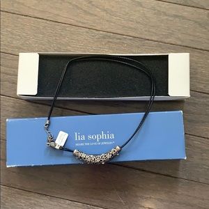 Lia Sophia Silver Necklace NWT in original box